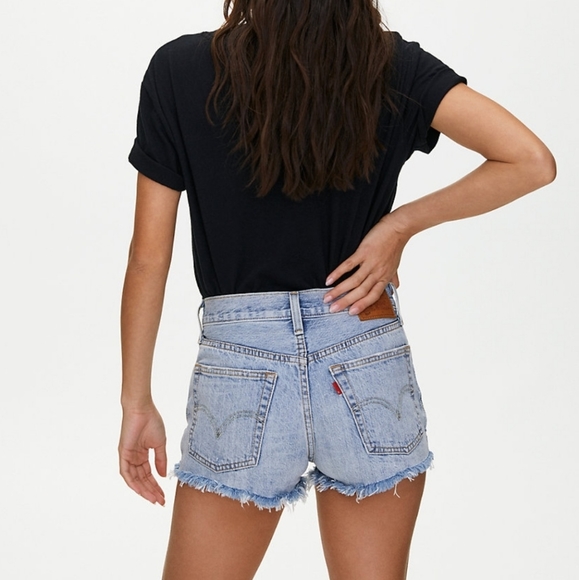 Levi's Pants - Levi's 501 denim cut off shorts med wash size 27